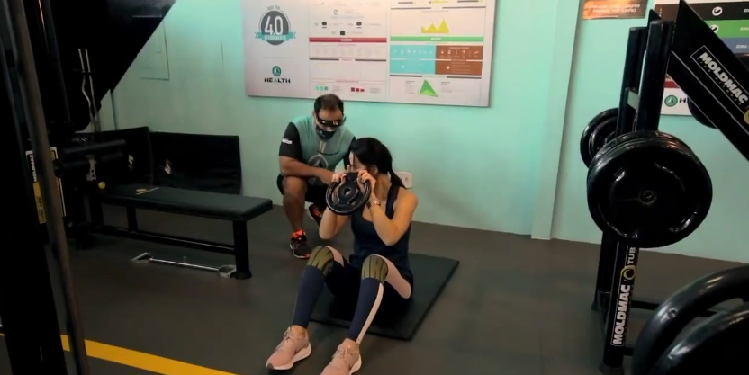 Treino acompanhado de perto na Health Studio em Uberaba/MG