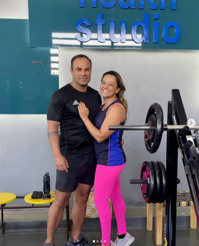 Alunos na área de treino da Health Studio em Uberaba/MG
